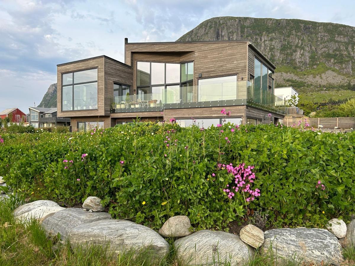 Beach Front Appartments In Design Eco-Villa Ulsteinvik Exterior foto